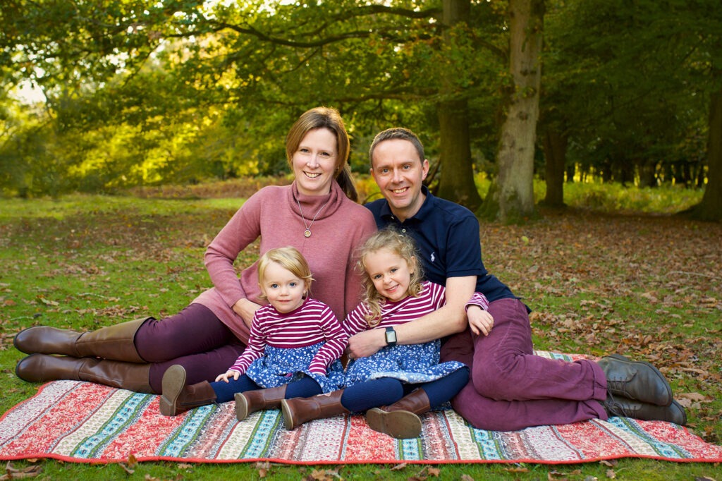 "family portrait photoshoot in the new forest"
